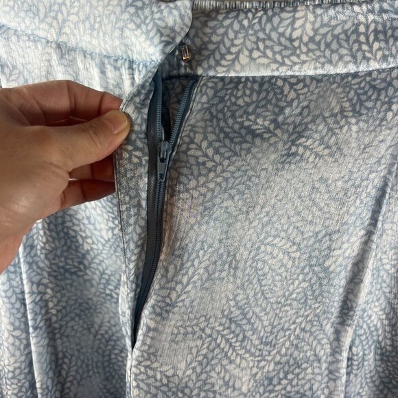 Michael Michael Kors Petite XL Wide-Leg Silky Pants PXL in Chambray - Picture 3 of 11